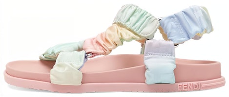 (Preschool) Fendi Fashion Colorblock FF Fabric Slide 'Multicolor' JMR419AMFFF0WB1 (Preschool) Fendi Fashion Colorblock FF Fabric Slide 'Multicolor' JMR419AMFFF0WB1