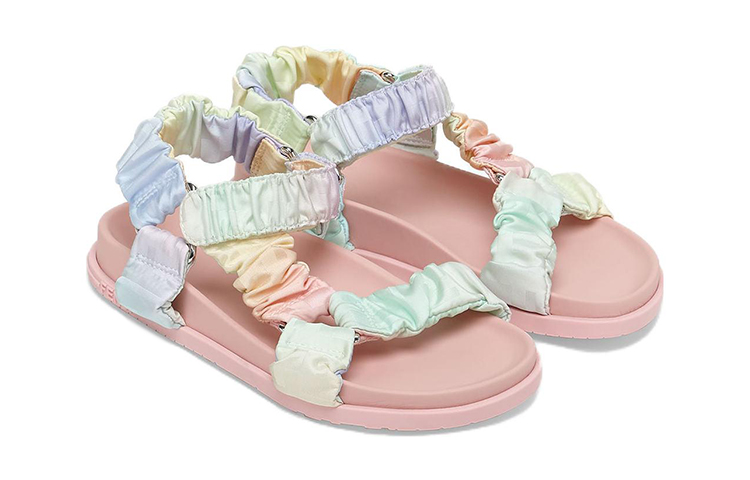 Lookbook (PS) Fendi Sandalia Colorblock FF Tela 'Multicolor' JMR419AMFFF0WB1