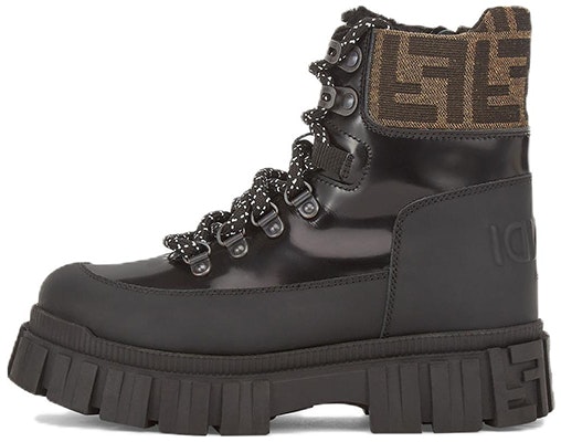 (Preschool) Fendi Leather Fashion Lace-Up Boots 'Black' JMR435AKXKF0HEB Buy (Preschool) Fendi Leather Fashion Lace-Up Boots 'Black' JMR435AKXKF0HEB