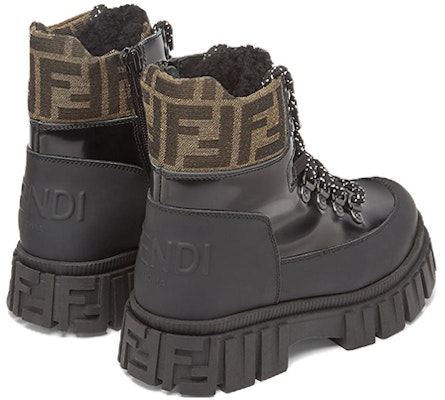 (Preschool) Fendi Leather Fashion Lace-Up Boots 'Black' JMR435AKXKF0HEB Shop (Preschool) Fendi Leather Fashion Lace-Up Boots 'Black' JMR435AKXKF0HEB
