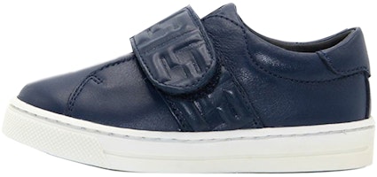 (Preschool) Fendi Leather Low-Top Sneakers 'Navy Blue' JMR312A9SWF0QR3 (Preschool) Fendi Leather Low-Top Sneakers 'Navy Blue' JMR312A9SWF0QR3