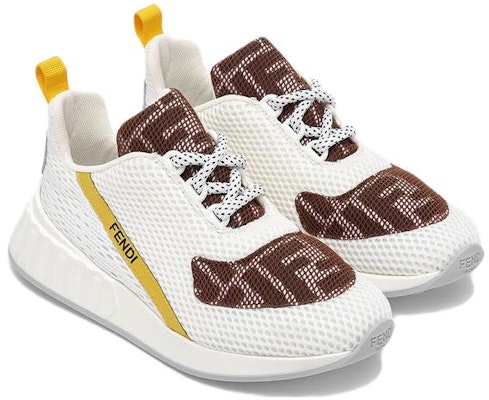 (Preschool) Fendi Leather Low-Top Sneakers 'White' JMR442AM50F1LSG Lookbook (Preschool) Fendi Leather Low-Top Sneakers 'White' JMR442AM50F1LSG
