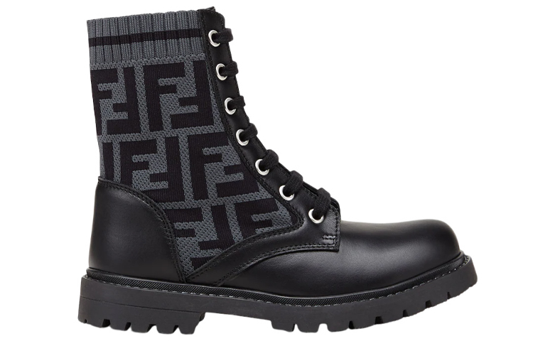 (PS) Fendi Leather Martin Boots 'Black' 圖 2