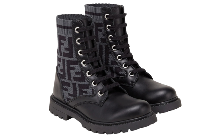 (PS) Fendi Leather Martin Boots 'Black' 圖 4