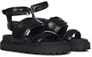 Lookbook (PS) Fendi Selipar Fesyen Kulit Platform 'Hitam' JFR361ALJKF0ABB