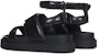 (PS) Fendi Selipar Fesyen Kulit Platform 'Hitam' JFR361ALJKF0ABB