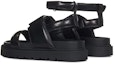 Shop (PS) Fendi Selipar Fesyen Kulit Platform 'Hitam' JFR361ALJKF0ABB