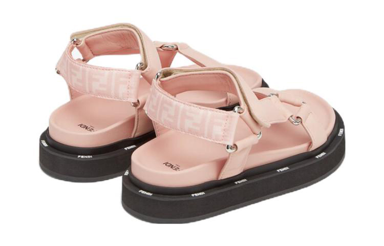 (PS) Fendi Leather Primary Sandal 'Pink' 圖 4