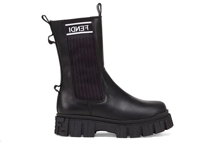 Order (PS) 펜디 블랙 미드탑 부츠 (Fendi Black Mid-top Boots) JFR338AC7JF07LV