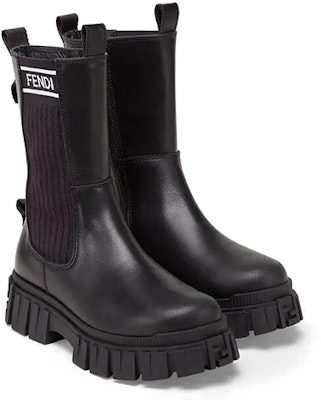 (Preschool) Fendi Mid-Top Boot 'Black' JFR338AC7JF07LV Lookbook (Preschool) Fendi Mid-Top Boot 'Black' JFR338AC7JF07LV