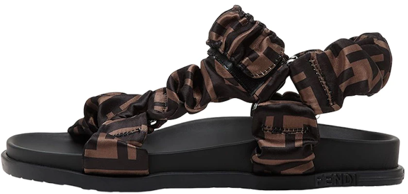 (Preschool) Fendi Mini Me Junior Sandals 'Brown Black Logo' JMR419AE7SF0R7V Buy (Preschool) Fendi Mini Me Junior Sandals 'Brown Black Logo' JMR419AE7SF0R7V