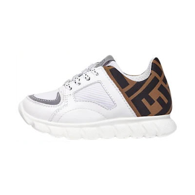 (PS) Fendi Nappa Leather Lace-Up Sneakers 'White'
