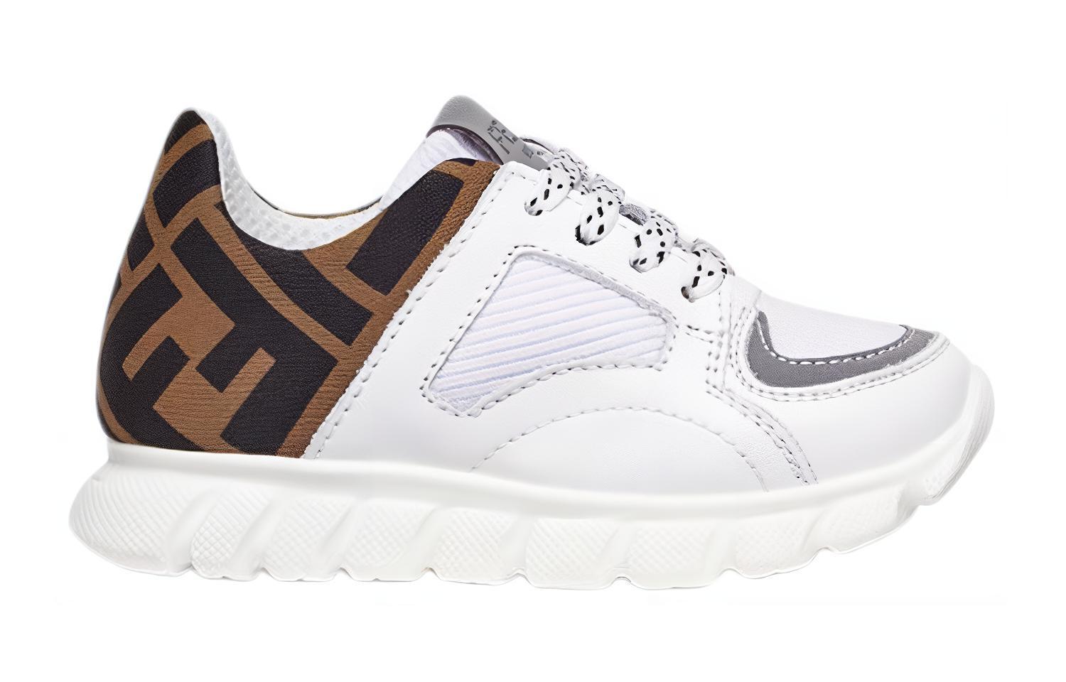 (PS) Fendi Nappa Leather Lace-Up Sneakers 'White' 圖 2