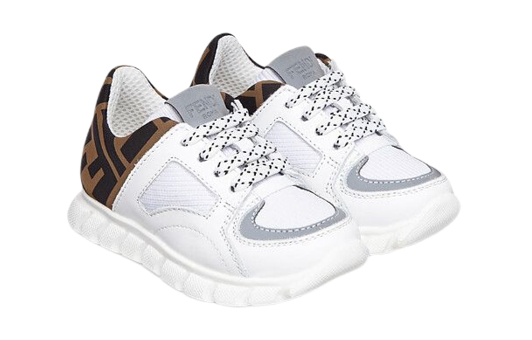 (PS) Fendi Nappa Leather Lace-Up Sneakers 'White' 圖 3