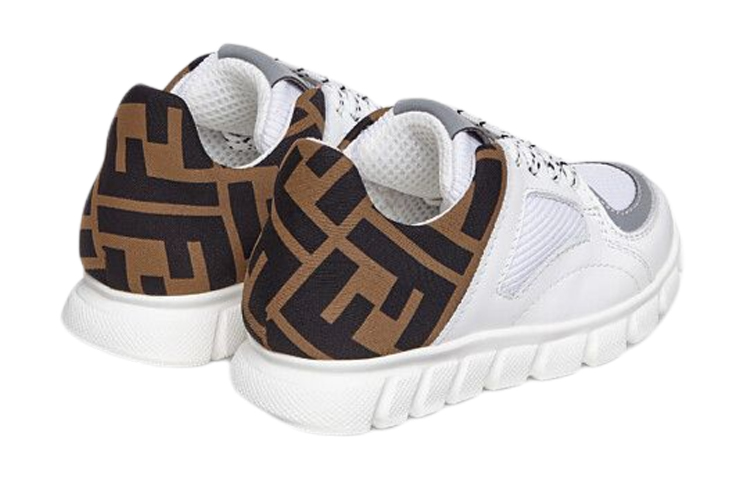 (PS) Fendi Nappa Leather Lace-Up Sneakers 'White' 圖 4