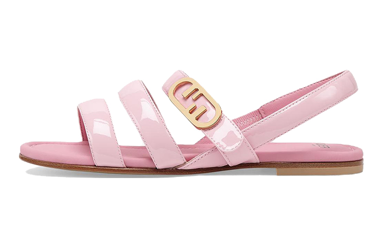 Buy (PS) フェンディ O'Lock パテント サンダル (ピンク) JFR359NEHF1JGZ