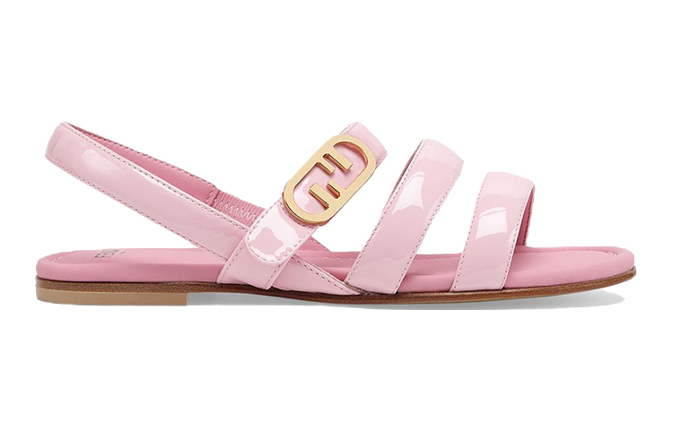 Order (PS) フェンディ O'Lock パテント サンダル (ピンク) JFR359NEHF1JGZ