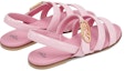 Shop (Preschool) Fendi O'Lock Patent Leather Open-Toe Sandal 'Pink' JFR359NEHF1JGZ