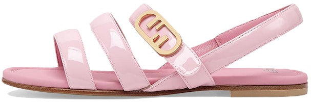 (Preschool) Fendi O'Lock Patent Leather Open-Toe Sandal 'Pink' JFR359NEHF1JGZ (Preschool) Fendi O'Lock Patent Leather Open-Toe Sandal 'Pink' JFR359NEHF1JGZ