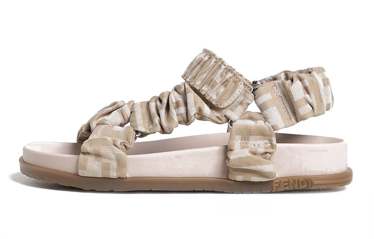 (Preschool) Fendi Open Toe Sandal 'Light Brown' JMR419AJZXF1JH7