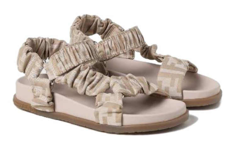 Lookbook (PS) フェンディ ライトブラウン オープントゥサンダル JMR419AJZXF1JH7