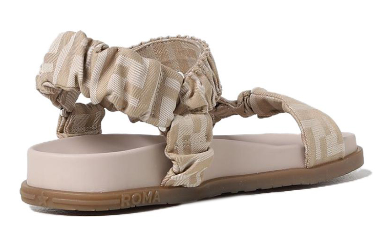 Shop (PS) フェンディ ライトブラウン オープントゥサンダル JMR419AJZXF1JH7