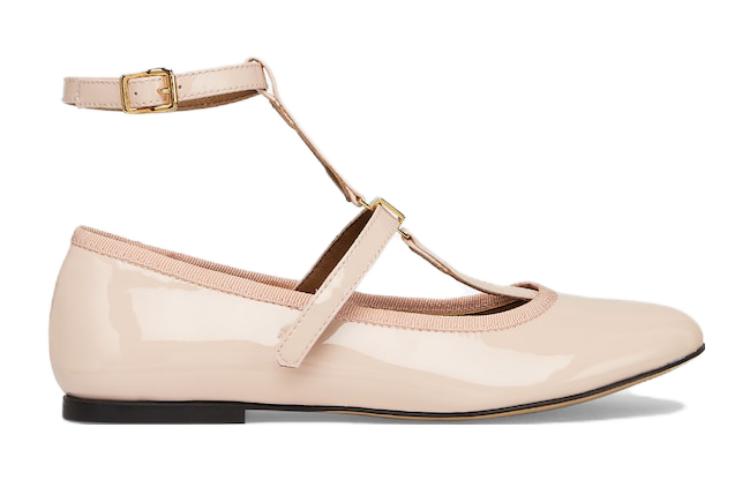 Order (PS) フェンディ ピンク パテント ラウンドトゥ バックル ローファー JFR372NEHF0QD1