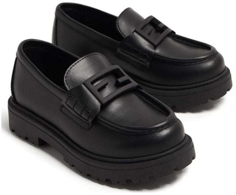 (Preschool) Fendi Round Toe Slip-On 'Black' JMR460NA7F0QA1 Shop (Preschool) Fendi Round Toe Slip-On 'Black' JMR460NA7F0QA1