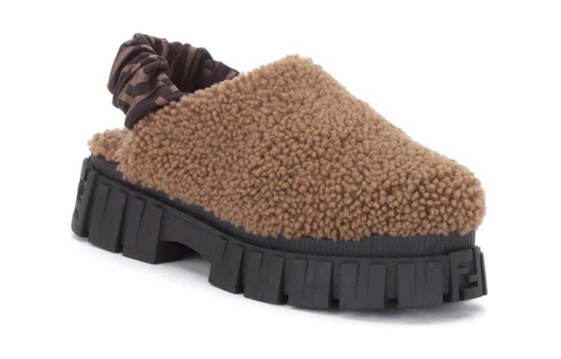 (PS) Fendi Wool-Skin 'CMFTable Fashion' Sandals 'Brown' 圖 2