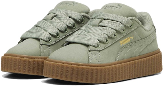 中童 FENTY x PUMA Creeper Phatty 防滑 低幫 兒童板鞋 綠色 Lookbook 中童 FENTY x PUMA Creeper Phatty 防滑 低幫 兒童板鞋 綠色