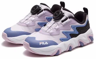 Lookbook 中童 FILA 斐樂 舒適潮流 防滑減震 兒童休閒鞋 藍紫粉