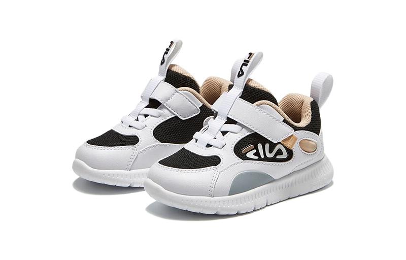 (PS) FILA ' Low-Top Toddler Shoe 'Black White' 圖 2
