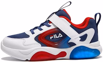 (Preschool) FILA Athletic Training Sneakers 'White Red Blue' K14B341604FTW (Preschool) FILA Athletic Training Sneakers 'White Red Blue' K14B341604FTW