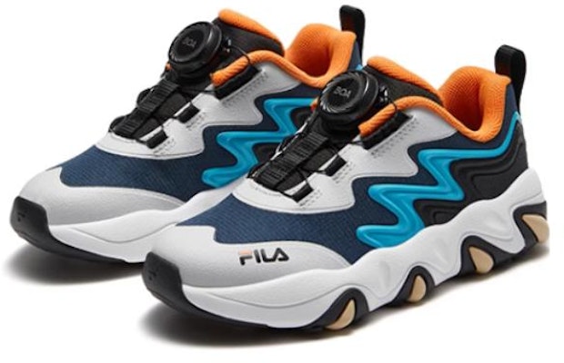 中童 FILA 斐樂 休閒舒適 減震耐磨 兒童訓練鞋 月夜藍黑 Lookbook 中童 FILA 斐樂 休閒舒適 減震耐磨 兒童訓練鞋 月夜藍黑