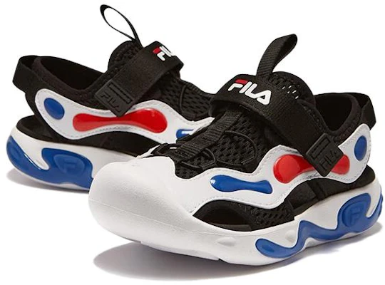 (PS) Sandales FILA Artist ''Blanc Noir Bleu'' K14B321802FBP Lookbook (PS) Sandales FILA Artist ''Blanc Noir Bleu'' K14B321802FBP