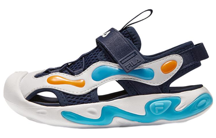 Buy 中童 FILA斐乐 耐磨減震兒童涼鞋 藍白