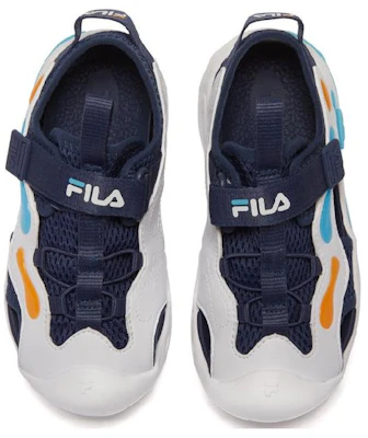 中童 FILA斐乐 耐磨減震兒童涼鞋 藍白 Shop 中童 FILA斐乐 耐磨減震兒童涼鞋 藍白