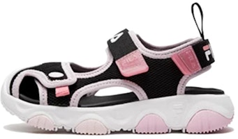 (Preschool) FILA Ba Da Sandals 'Black Pink' K54B423803F-BP (Preschool) FILA Ba Da Sandals 'Black Pink' K54B423803F-BP