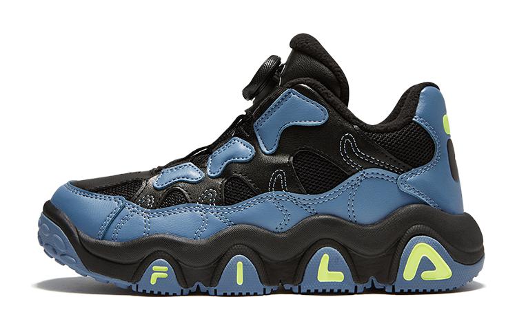 (Preschool) FILA Basketball Low 'Black Blue' K15B341260PBB