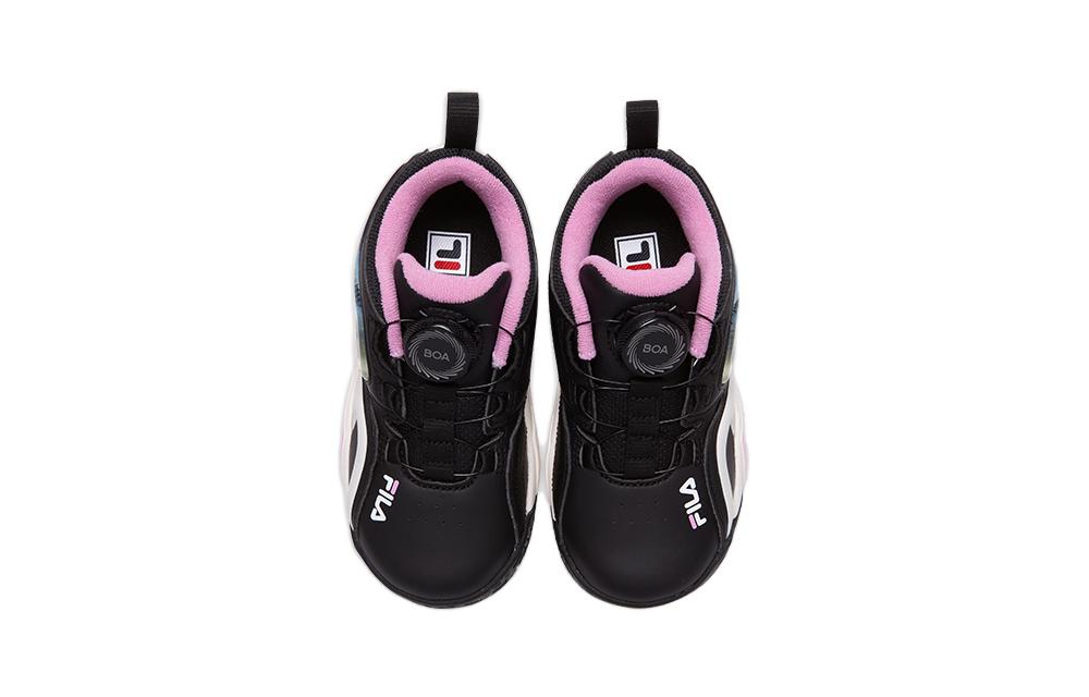 Shop (Preschool) FILA Basketball Low 'Black Pink' K14B241205FBE