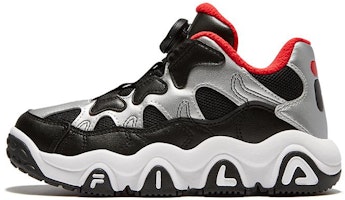 (Preschool) FILA Basketball Low 'Black Silver' K15B341260PBS (Preschool) FILA Basketball Low 'Black Silver' K15B341260PBS