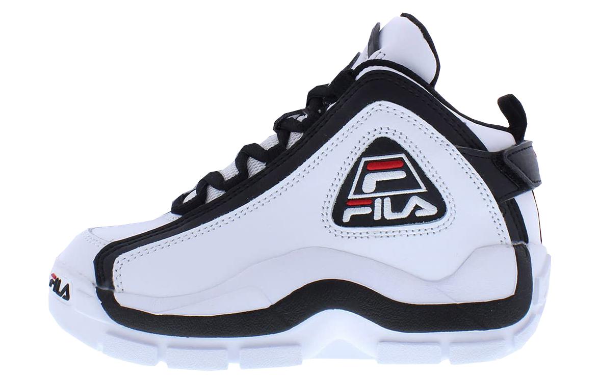 (Preschool) FILA Basketball Low 'Black White' 3BM00637113
