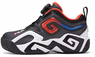 (Preschool) FILA Basketball Low 'Black White' K14B241205FBW (Preschool) FILA Basketball Low 'Black White' K14B241205FBW