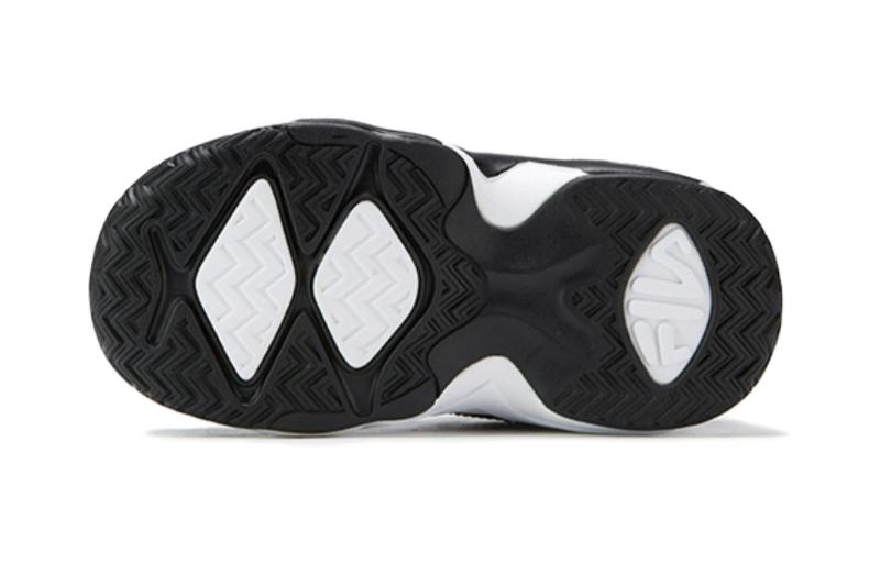 Purchase (Preschool) FILA Basketball Low 'Black White' K14B241205FBW