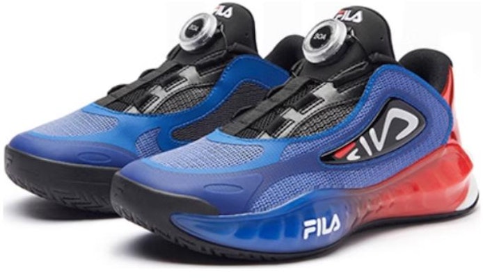 (Preschool) FILA Basketball Low 'Blue Black' K15B432203FMA Lookbook (Preschool) FILA Basketball Low 'Blue Black' K15B432203FMA