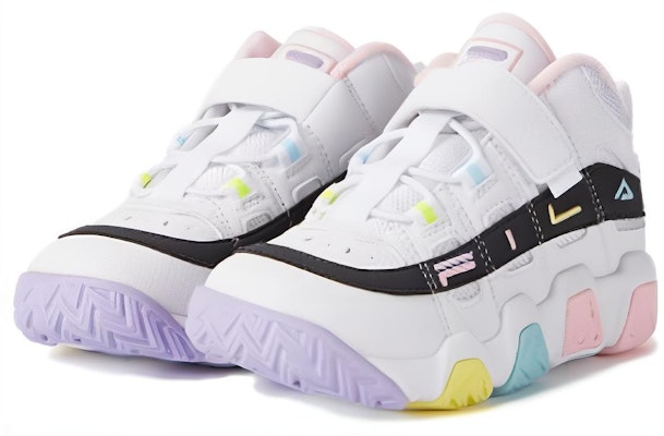 (Preschool) FILA Basketball Low 'Blue Satin' K64B241291PWN Lookbook (Preschool) FILA Basketball Low 'Blue Satin' K64B241291PWN