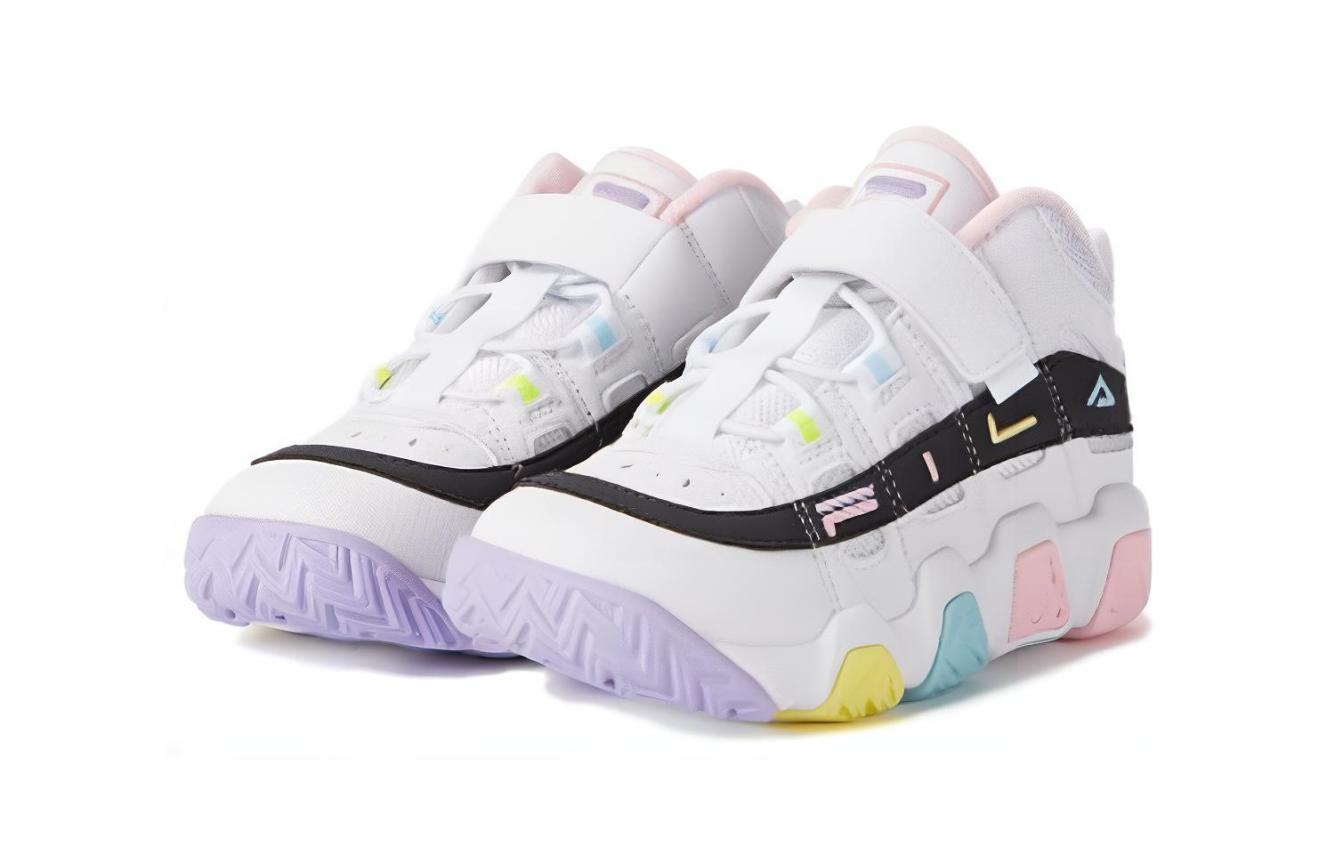 Lookbook (Preschool) FILA Basketball Low 'Blue Satin' K64B241291PWN