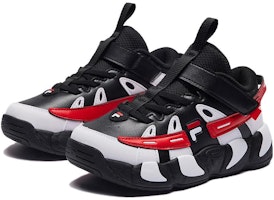 中童 FILA 斐樂 Croissant 減震耐磨 低幫 兒童籃球鞋 黑白紅 Lookbook 中童 FILA 斐樂 Croissant 減震耐磨 低幫 兒童籃球鞋 黑白紅