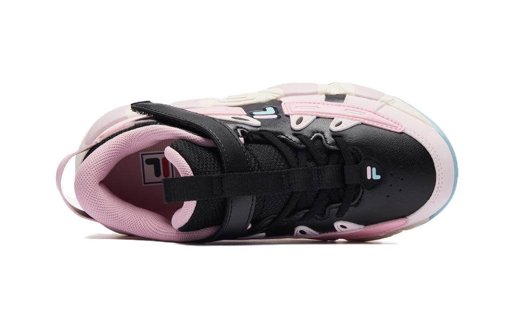 Shop (Preschool) FILA Basketball Low 'Pink-Black Croissant' K14G411201FBS