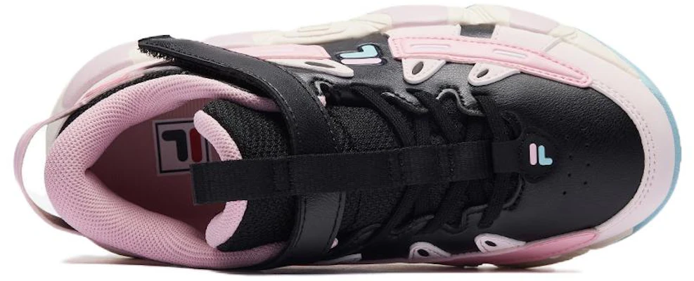 (Preschool) FILA Basketball Low 'Pink-Black Croissant' K14G411201FBS Shop (Preschool) FILA Basketball Low 'Pink-Black Croissant' K14G411201FBS